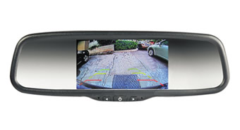 Monitor rearview mirror 5.0 inch universal (Item #: RV5099)