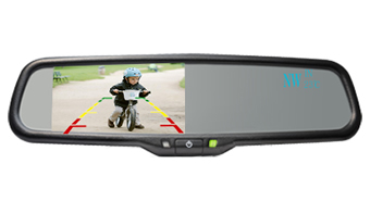 Monitor rearview mirror 4.3 inch OE style (Item #: RV431OE)